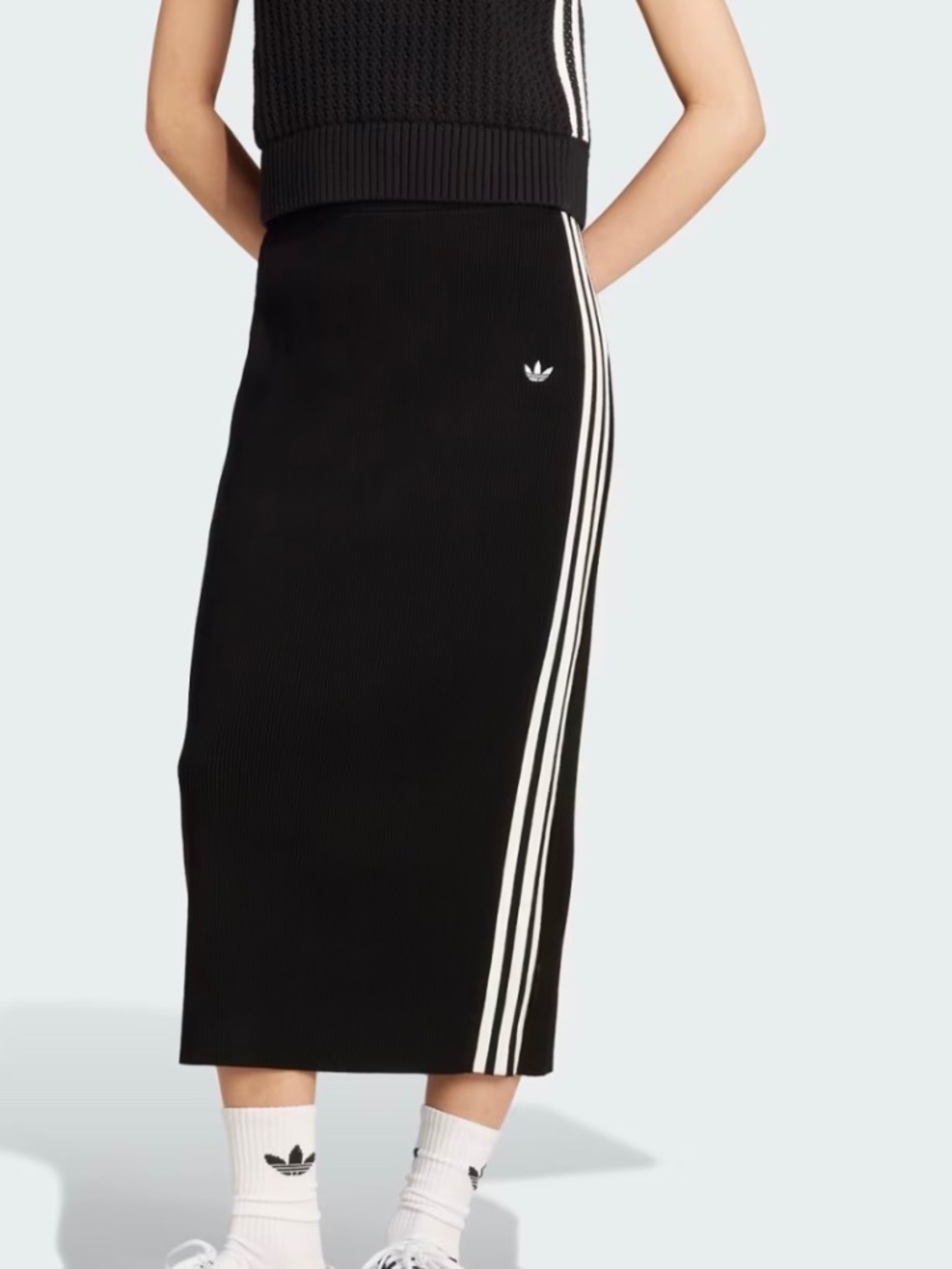 Adidas ADICOLOR KNIT 3-STRIPES SKIRT, Small